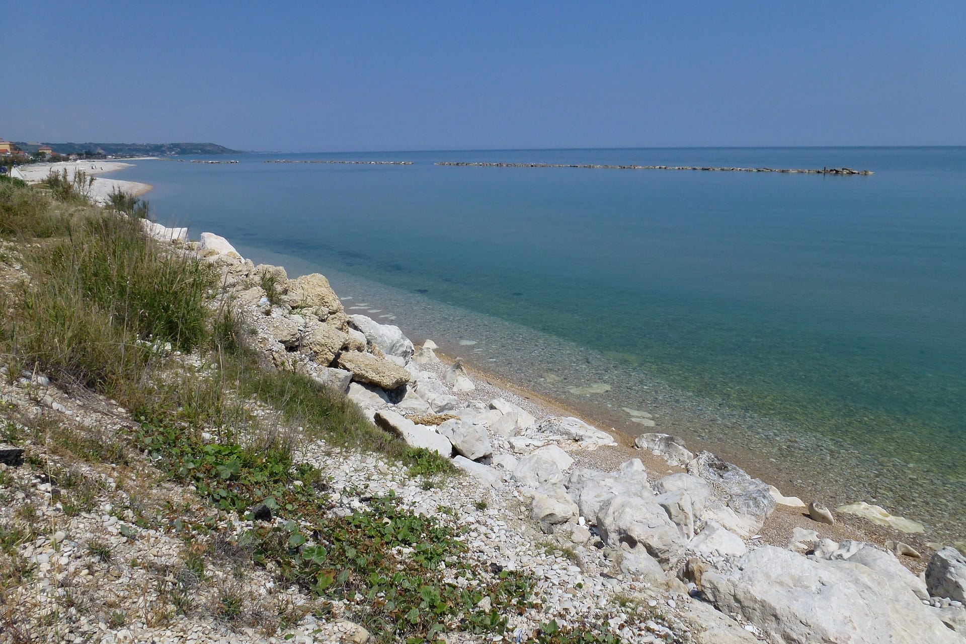 La spiaggia di Le Morge